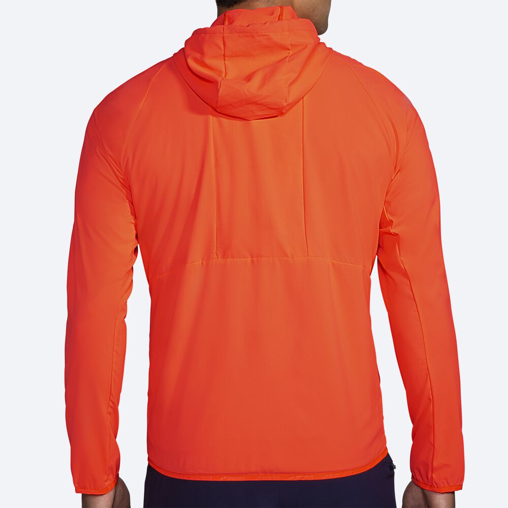 Brooks Canopy Jacka Herr Orange | MZH-619245