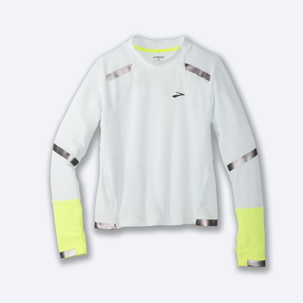 Brooks Carbonite Long Sleeve T-shirt Dam Grå | EKI-836059