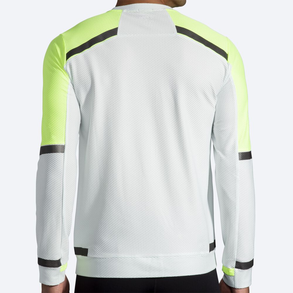 Brooks Carbonite Long Sleeve T-shirt Herr Grå | HTP-638947