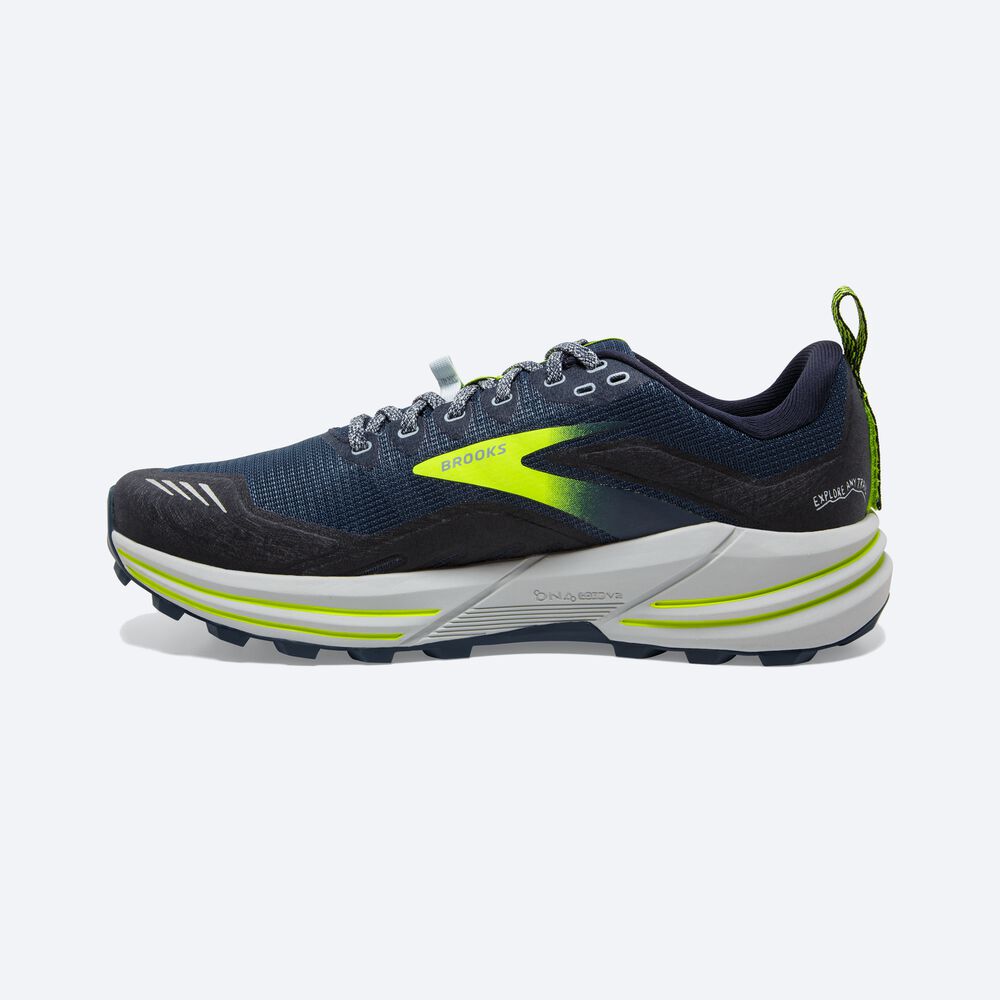 Brooks Cascadia 16 Trailskor Herr Bruna/Marinblå | RSL-549231