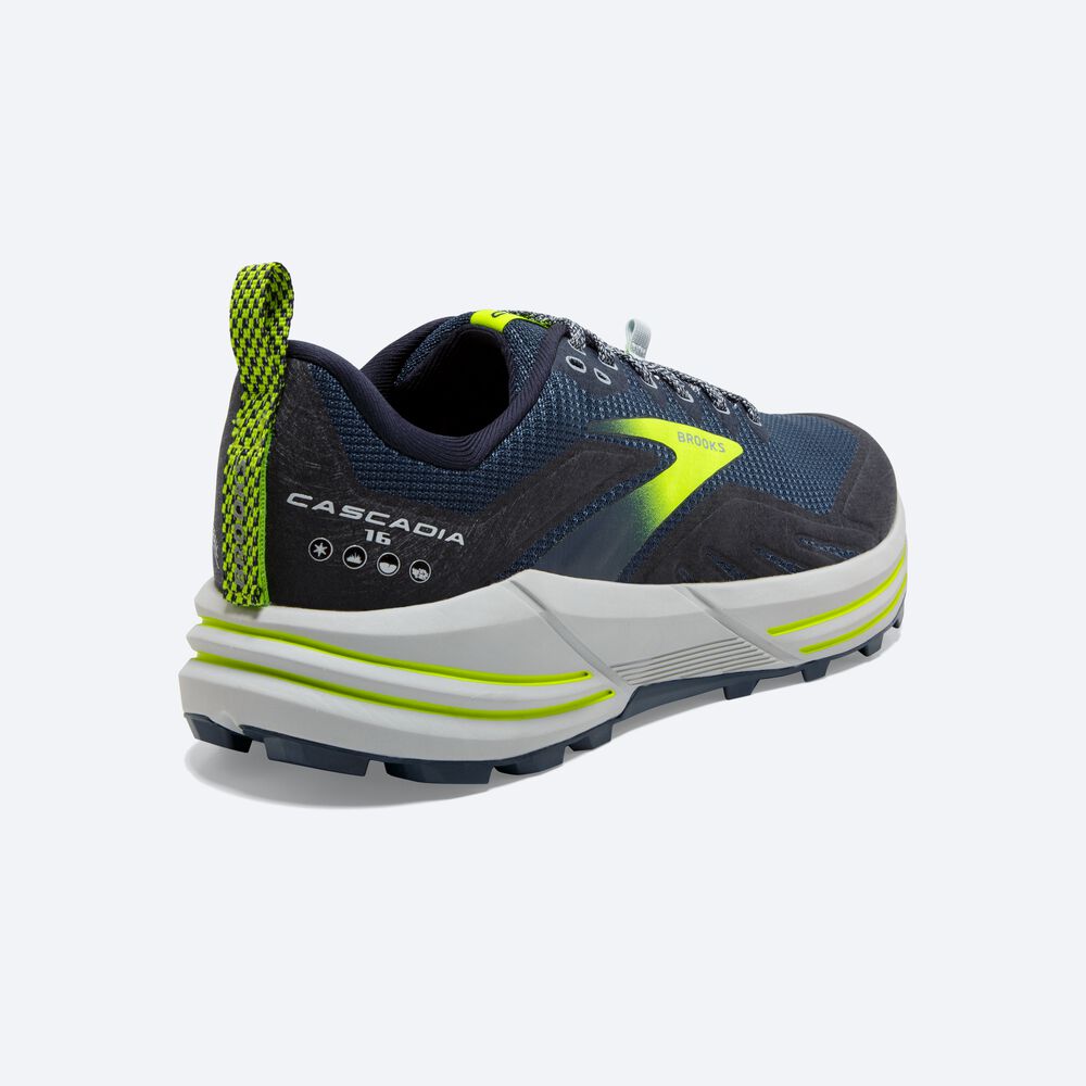 Brooks Cascadia 16 Trailskor Herr Bruna/Marinblå | RSL-549231