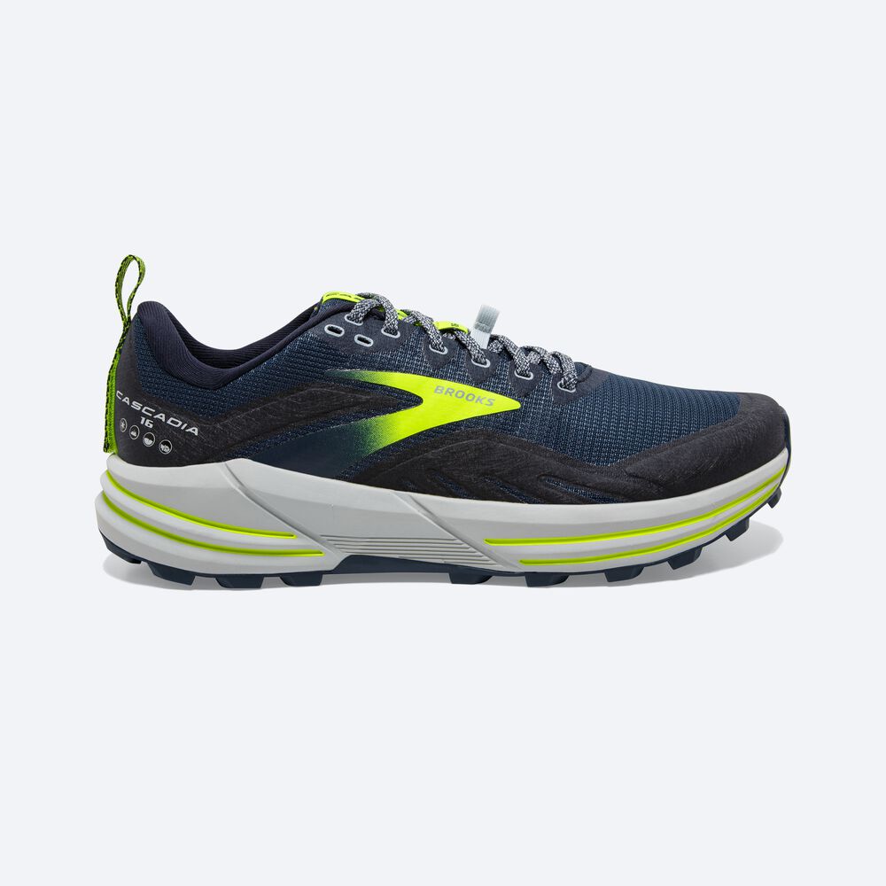 Brooks Cascadia 16 Trailskor Herr Bruna/Marinblå | RSL-549231