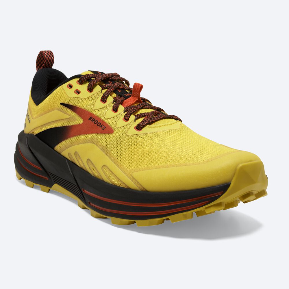 Brooks Cascadia 16 Trailskor Herr Gula/Svarta | UCI-384610