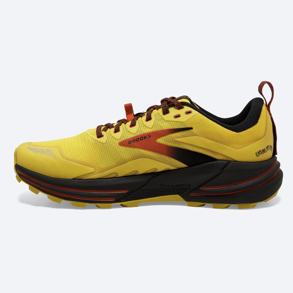 Brooks Cascadia 16 Trailskor Herr Gula/Svarta | UCI-384610