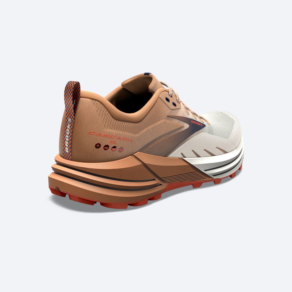 Brooks Cascadia 16 Trailskor Herr Vita | QDR-839205