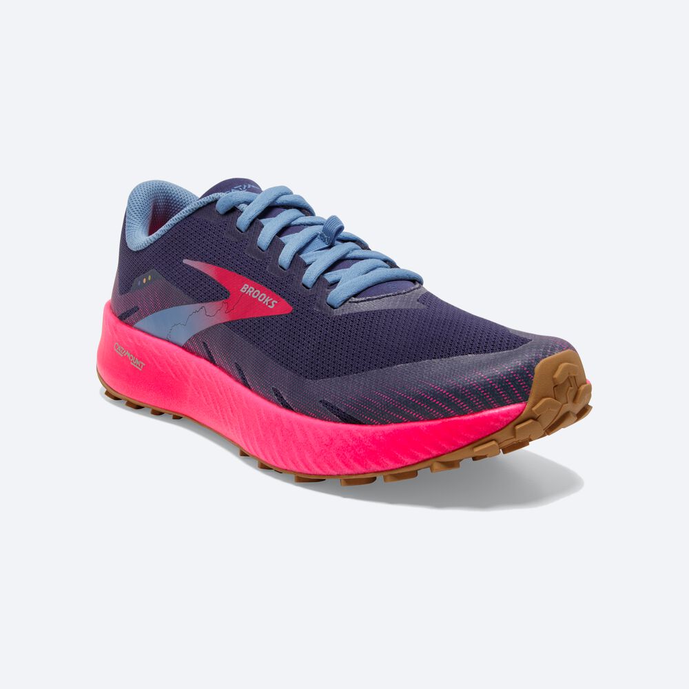 Brooks Catamount Trailskor Dam Mörk/ Rosa | PLG-803427