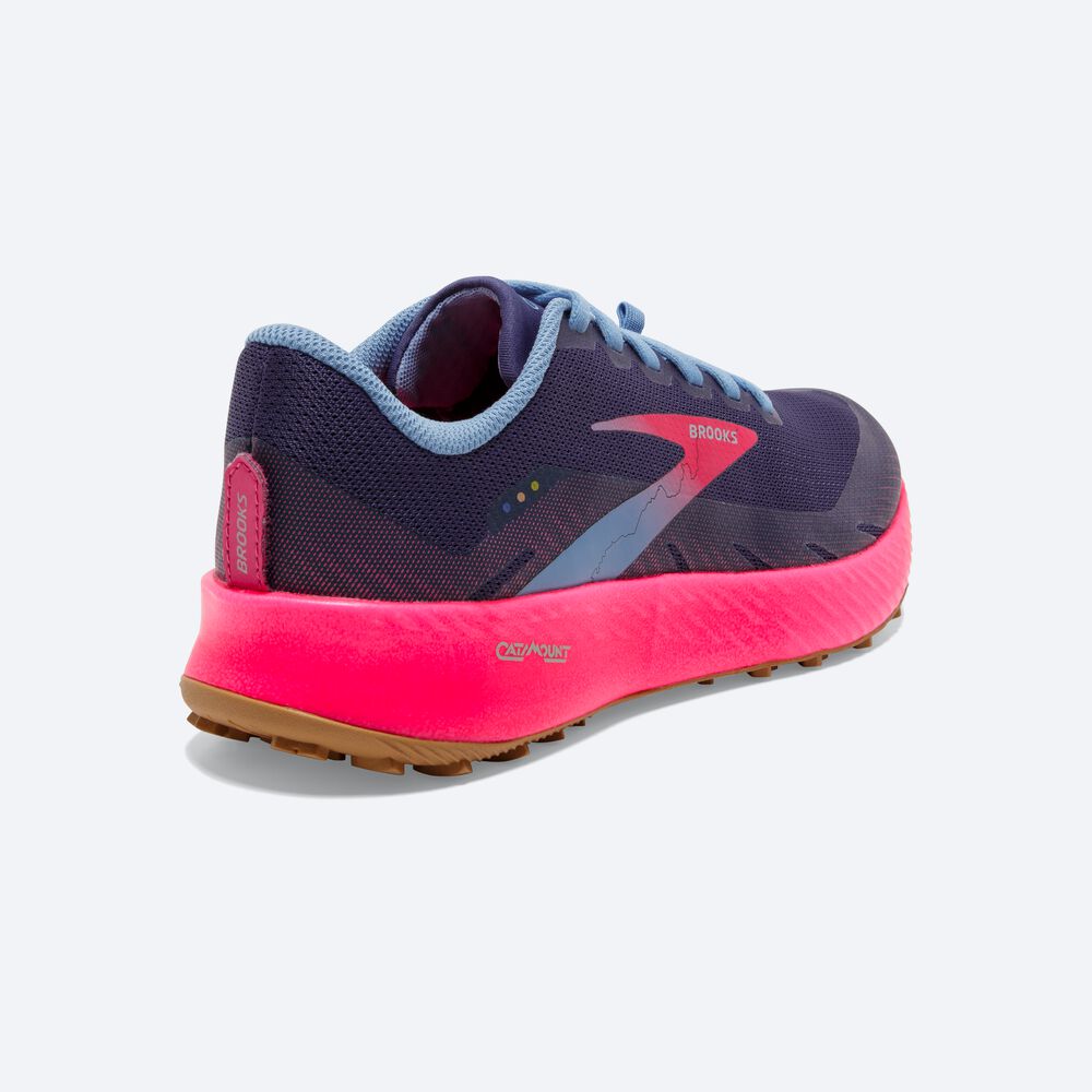 Brooks Catamount Trailskor Dam Mörk/ Rosa | PLG-803427