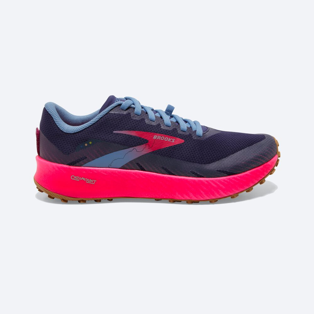 Brooks Catamount Trailskor Dam Mörk/ Rosa | PLG-803427