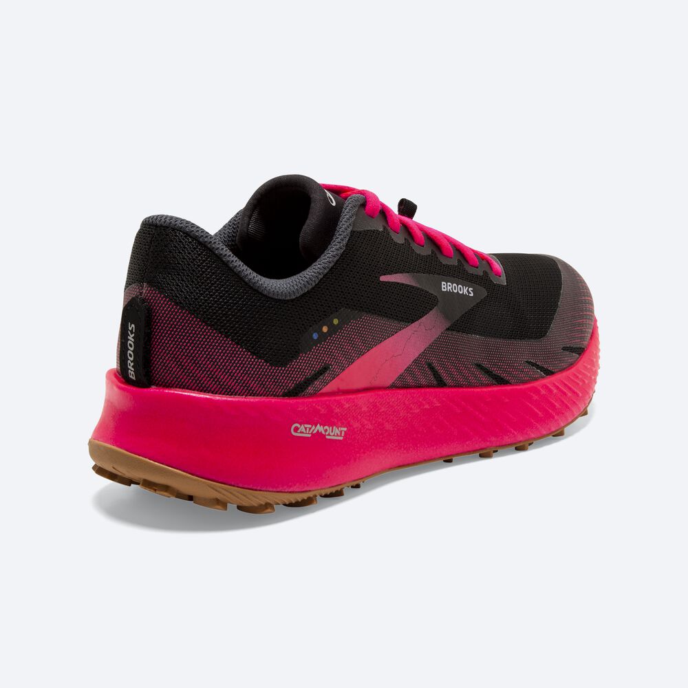 Brooks Catamount Trailskor Dam Svarta/Rosa | VRB-609384