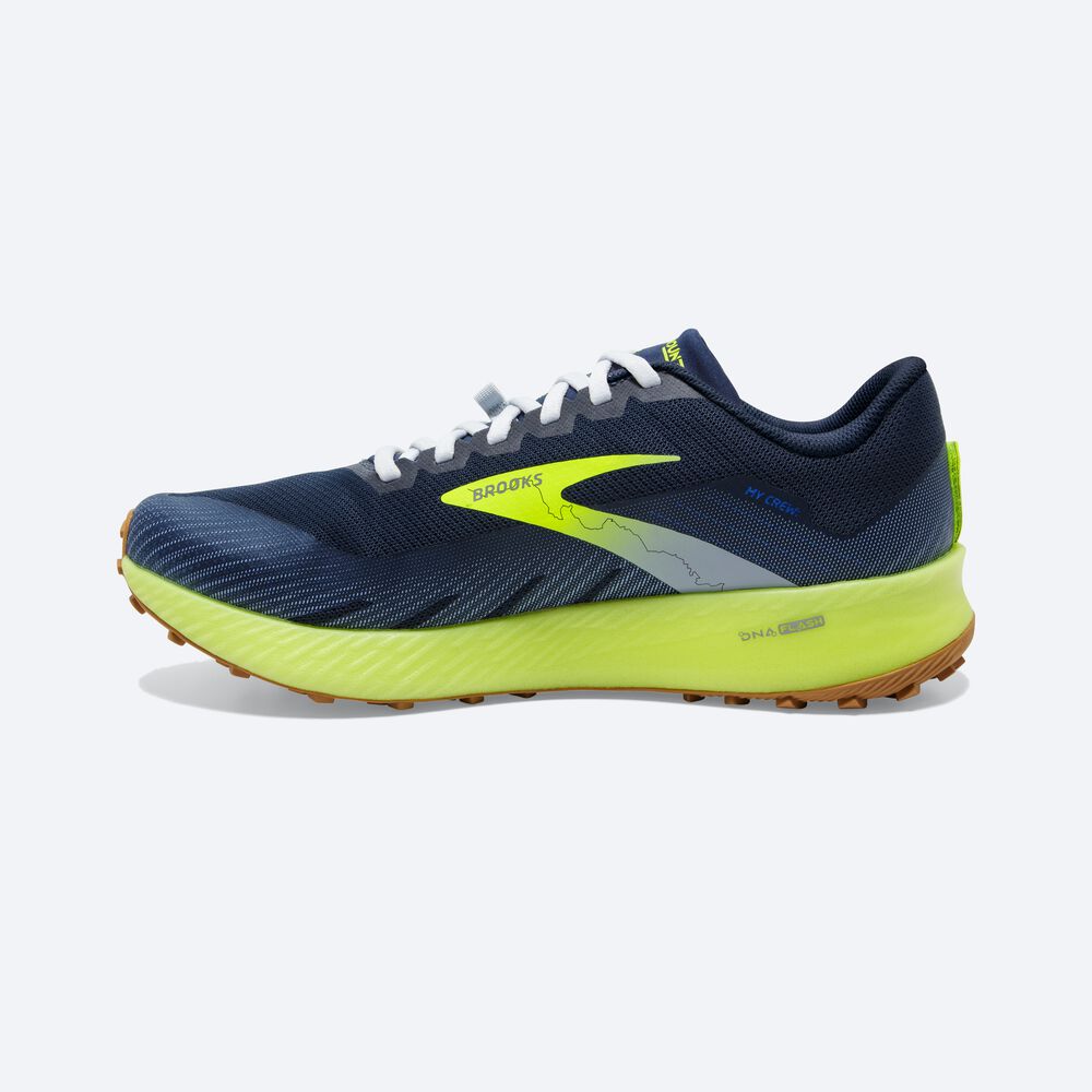 Brooks Catamount Trailskor Herr Bruna/Marinblå | VEC-936175