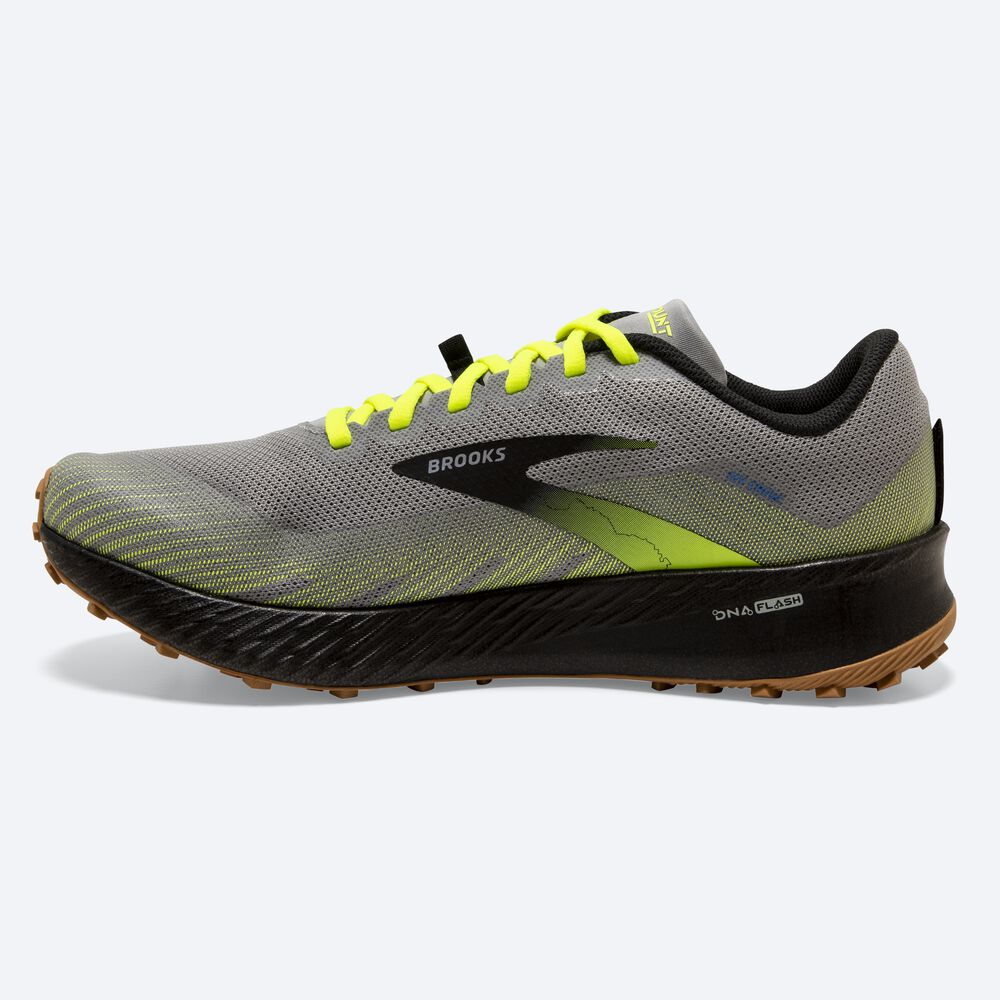 Brooks Catamount Trailskor Herr Grå/Svarta | SUM-270649