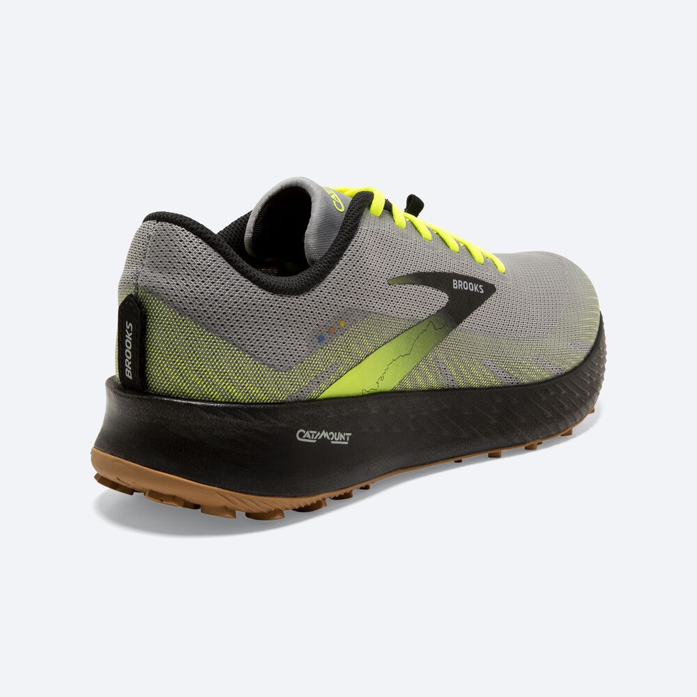 Brooks Catamount Trailskor Herr Grå/Svarta | SUM-270649