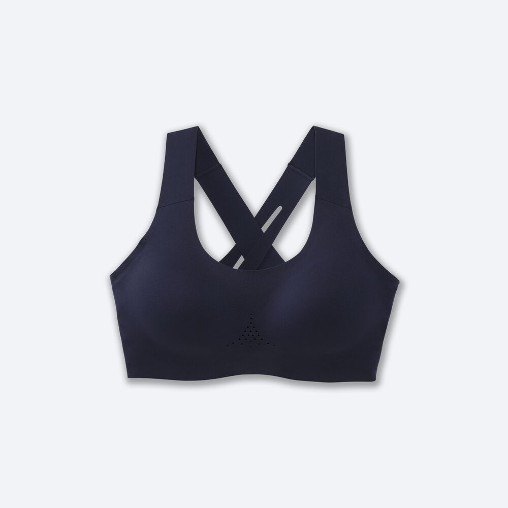 Brooks Dare Crossback Run Bra 2.0 Sport Bh Dam Marinblå | ILJ-756410