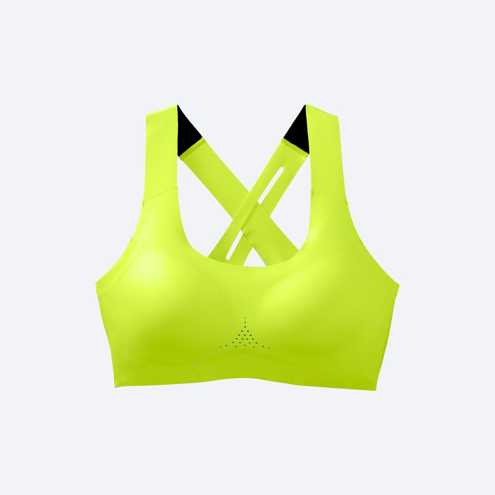 Brooks Dare Crossback Run Bra 2.0 Sport Bh Dam Gula | SKI-248903