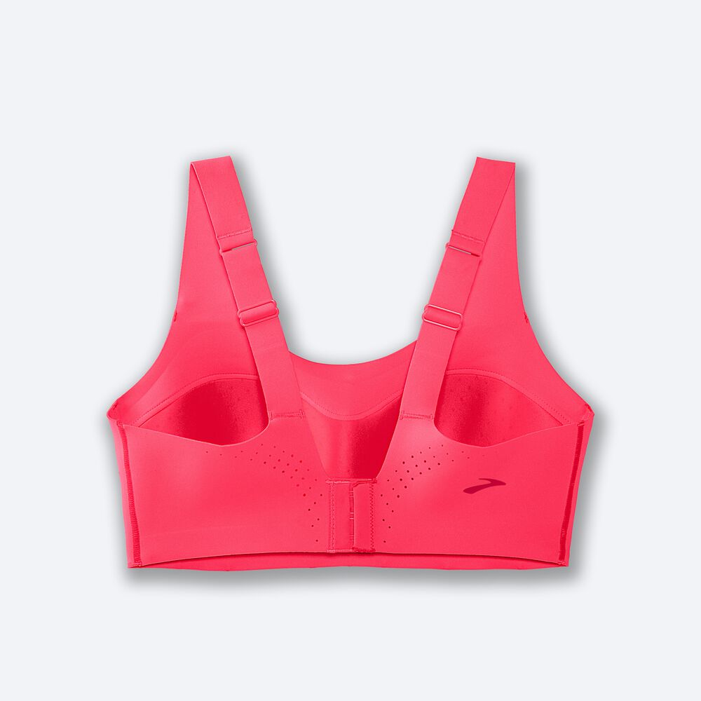 Brooks Dare Scoopback Run Bra Sport Bh Dam Rosa | IWU-365018