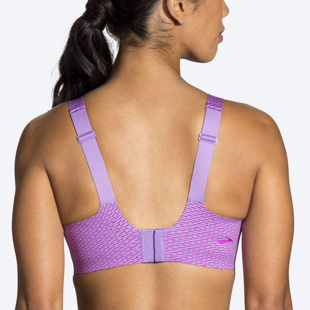 Brooks Dare Scoopback Run Bra Sport Bh Dam Lila | PKU-395240