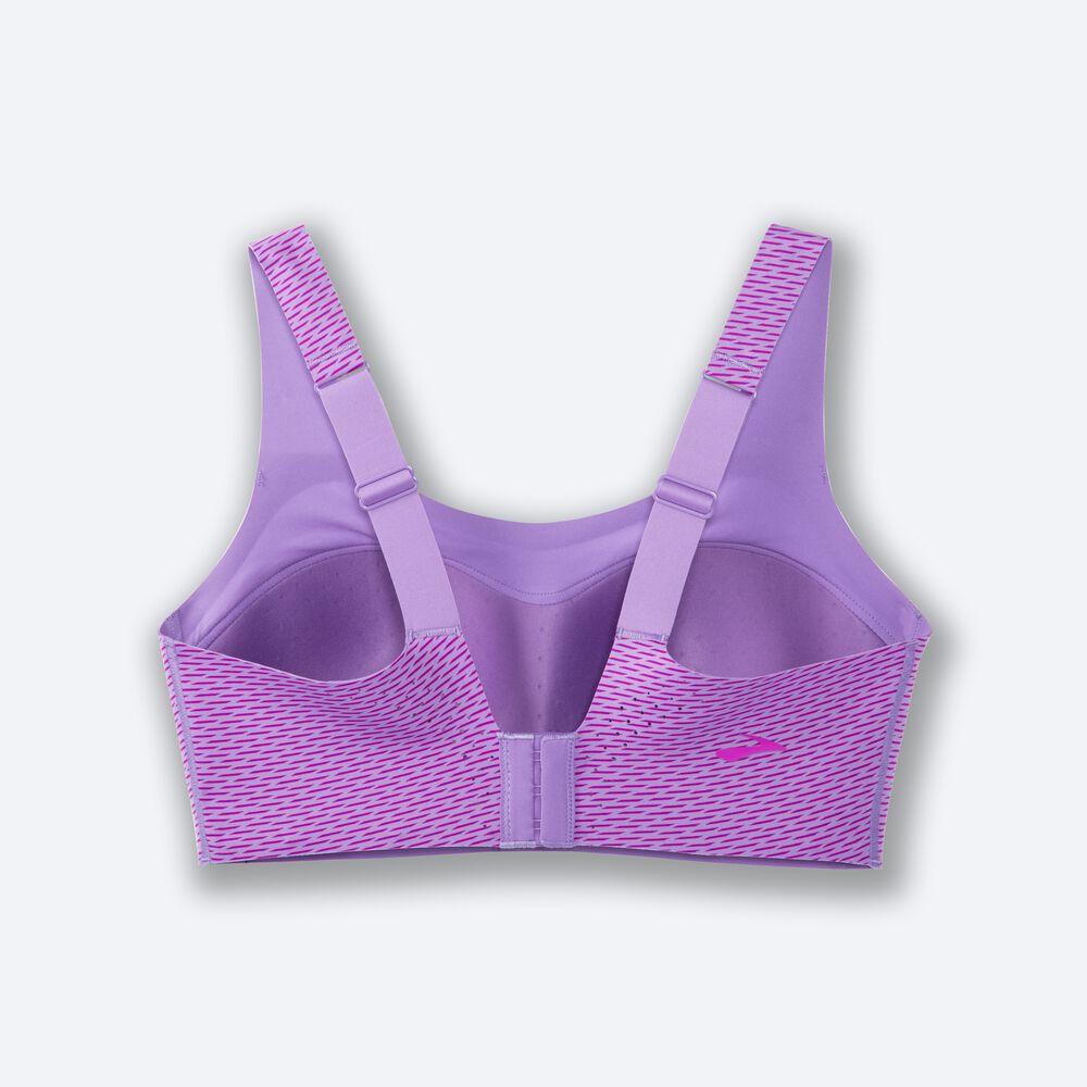 Brooks Dare Scoopback Run Bra Sport Bh Dam Lila | PKU-395240