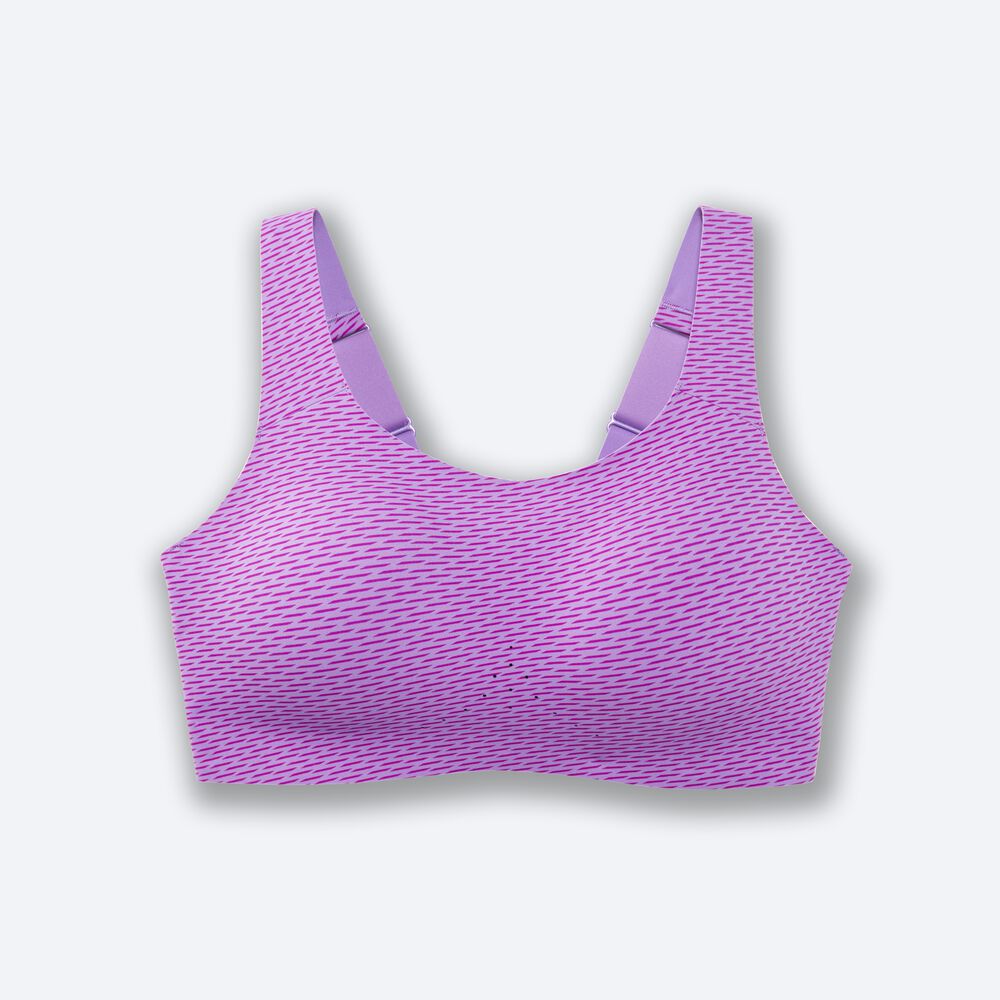 Brooks Dare Scoopback Run Bra Sport Bh Dam Lila | PKU-395240