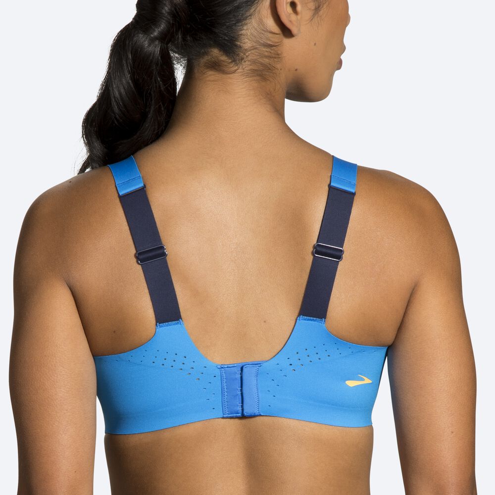 Brooks Dare Scoopback Run Bra Sport Bh Dam Blå/Marinblå | QCP-169320