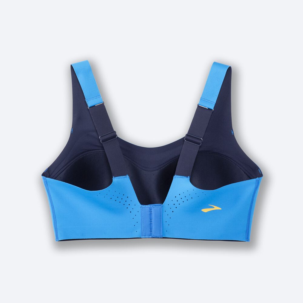 Brooks Dare Scoopback Run Bra Sport Bh Dam Blå/Marinblå | QCP-169320