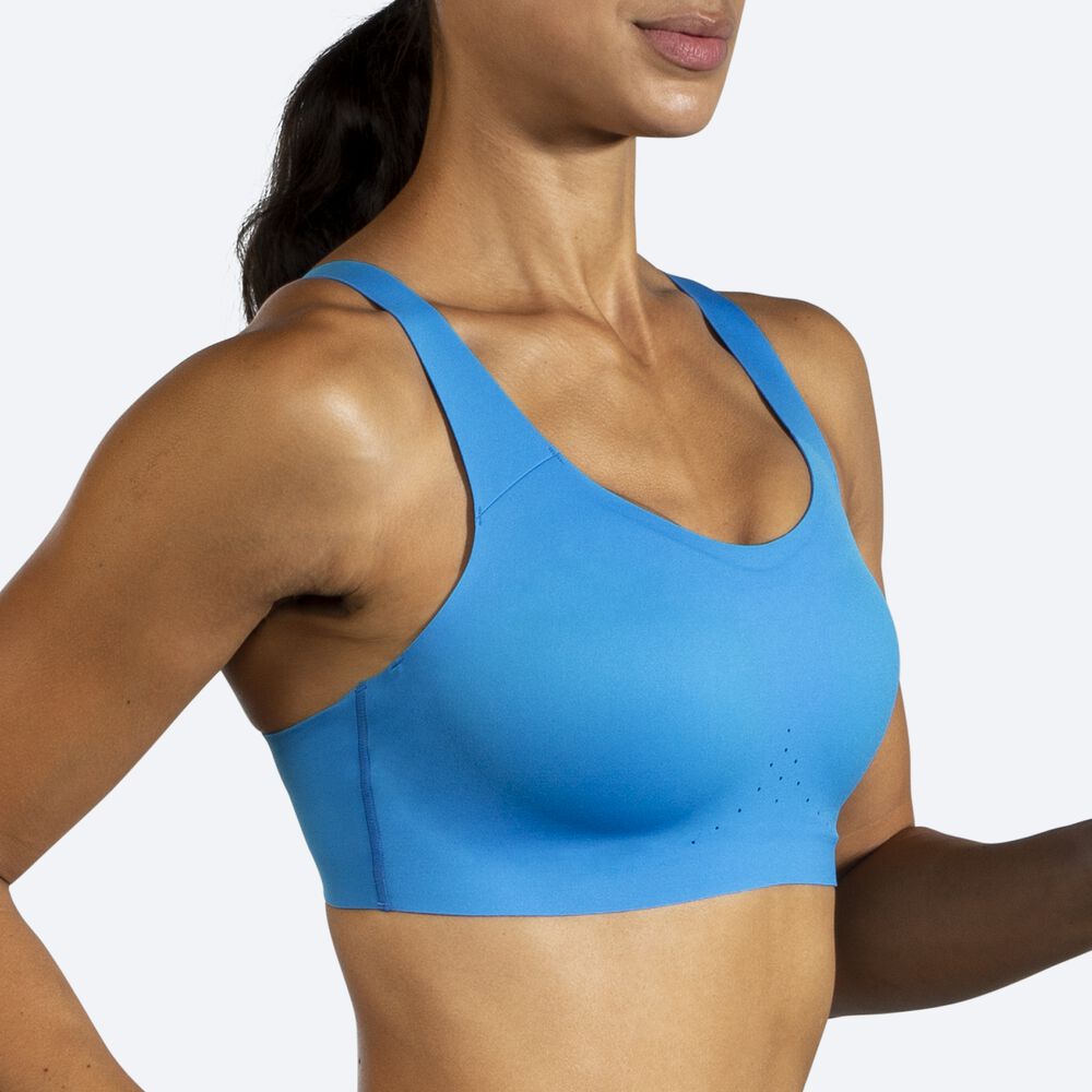 Brooks Dare Scoopback Run Bra Sport Bh Dam Blå/Marinblå | QCP-169320