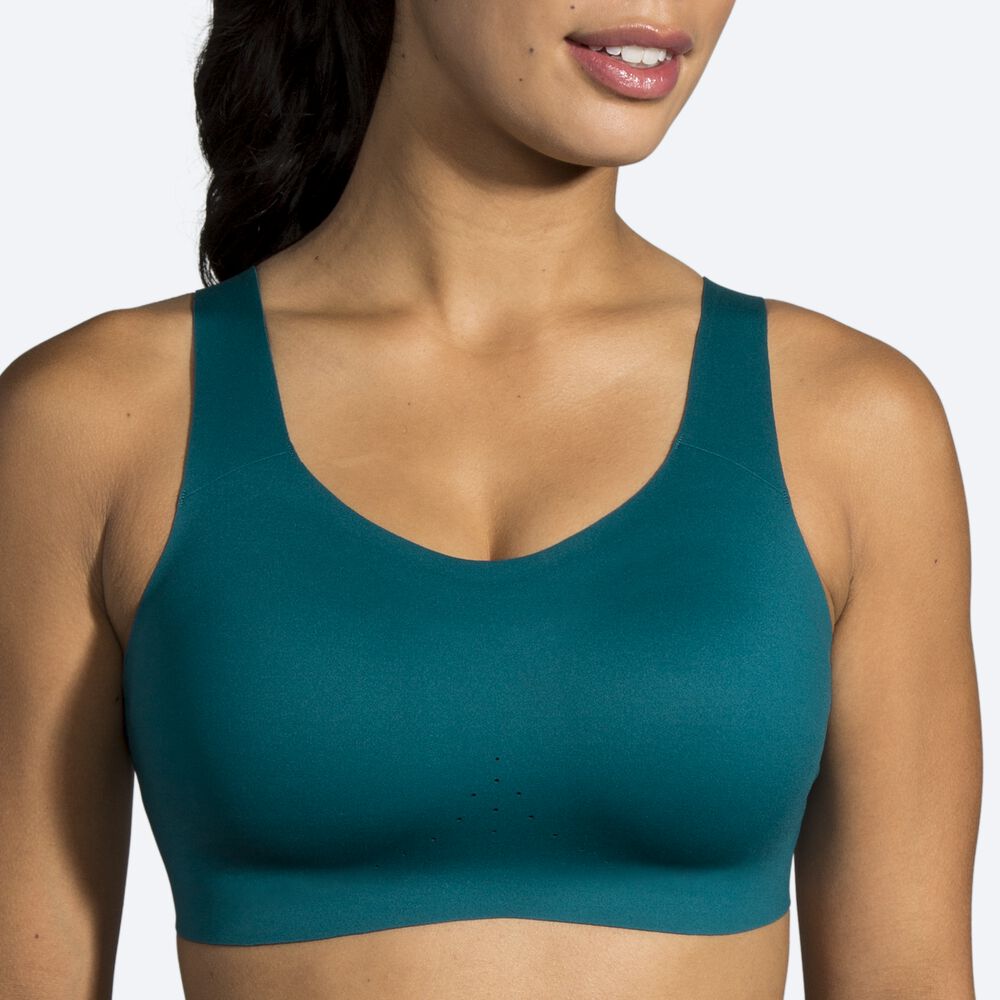 Brooks Dare Scoopback Run Bra Sport Bh Dam Mörk/ LjusGröna | WBS-352601