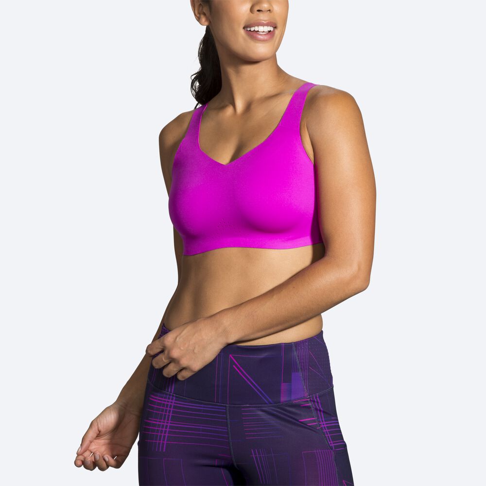 Brooks Dare Underwire Run Bra Sport Bh Dam Rosa/Lila | DEY-358210