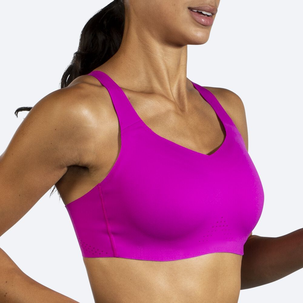 Brooks Dare Underwire Run Bra Sport Bh Dam Rosa/Lila | DEY-358210