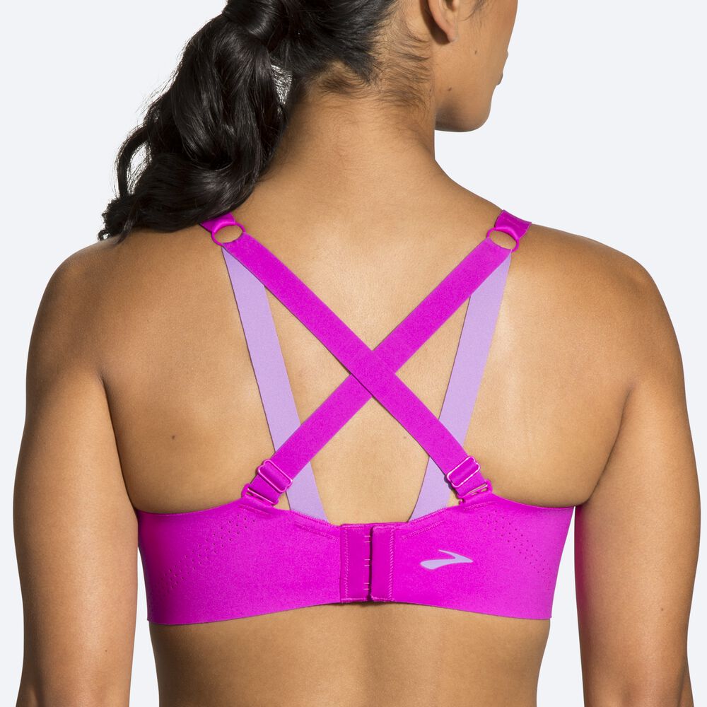 Brooks Dare Underwire Run Bra Sport Bh Dam Rosa/Lila | DEY-358210