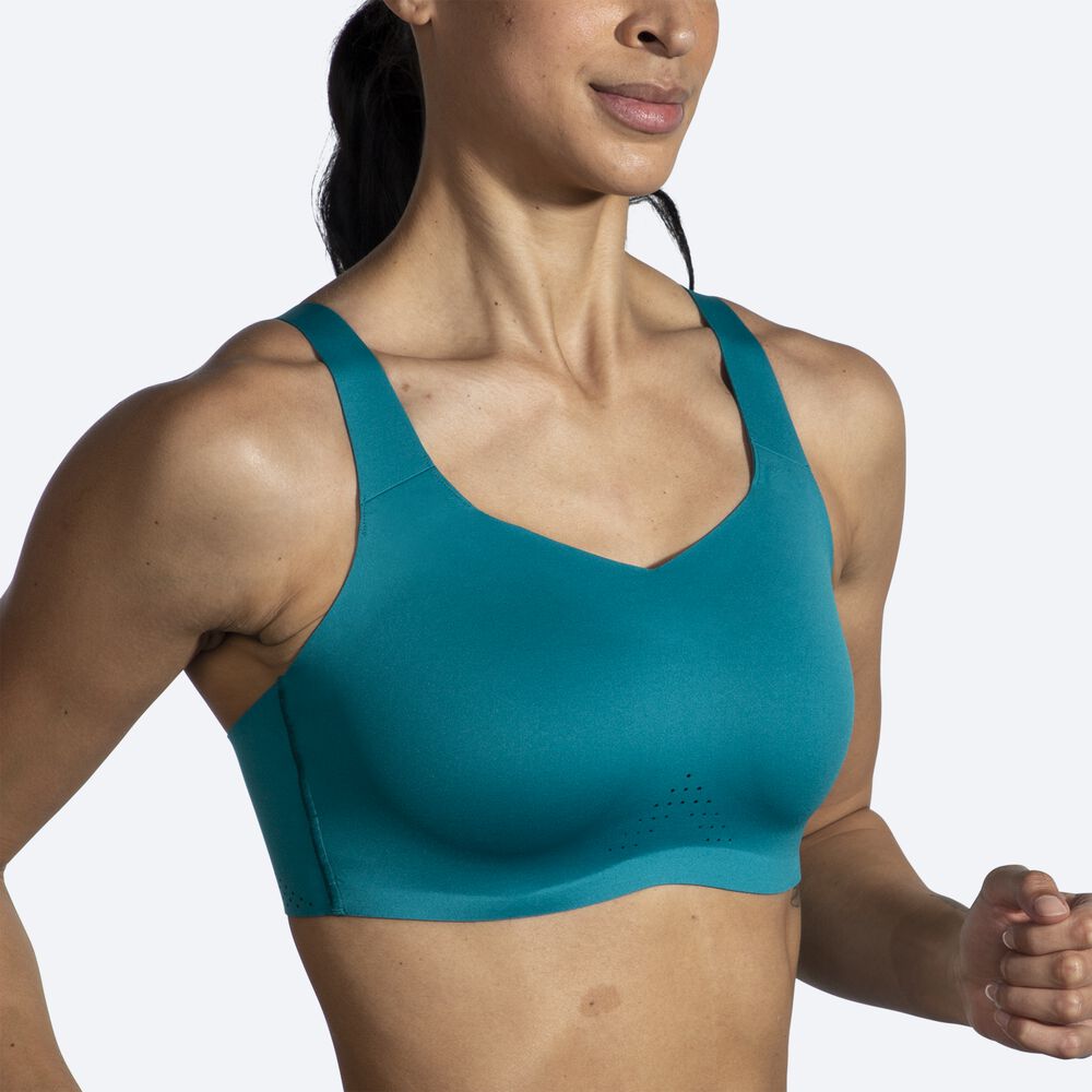 Brooks Dare Underwire Run Bra Sport Bh Dam Gröna | DXP-703591