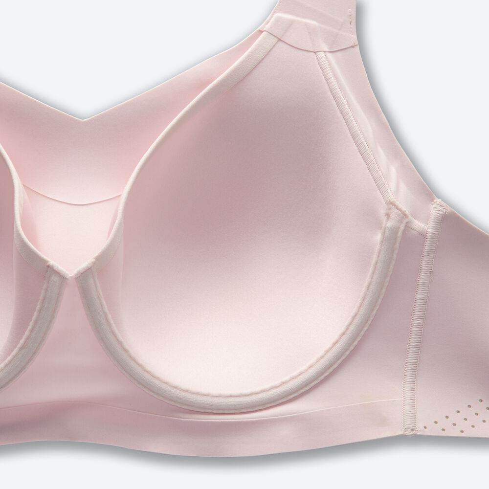 Brooks Dare Underwire Run Bra Sport Bh Dam Rosa | EKU-043819