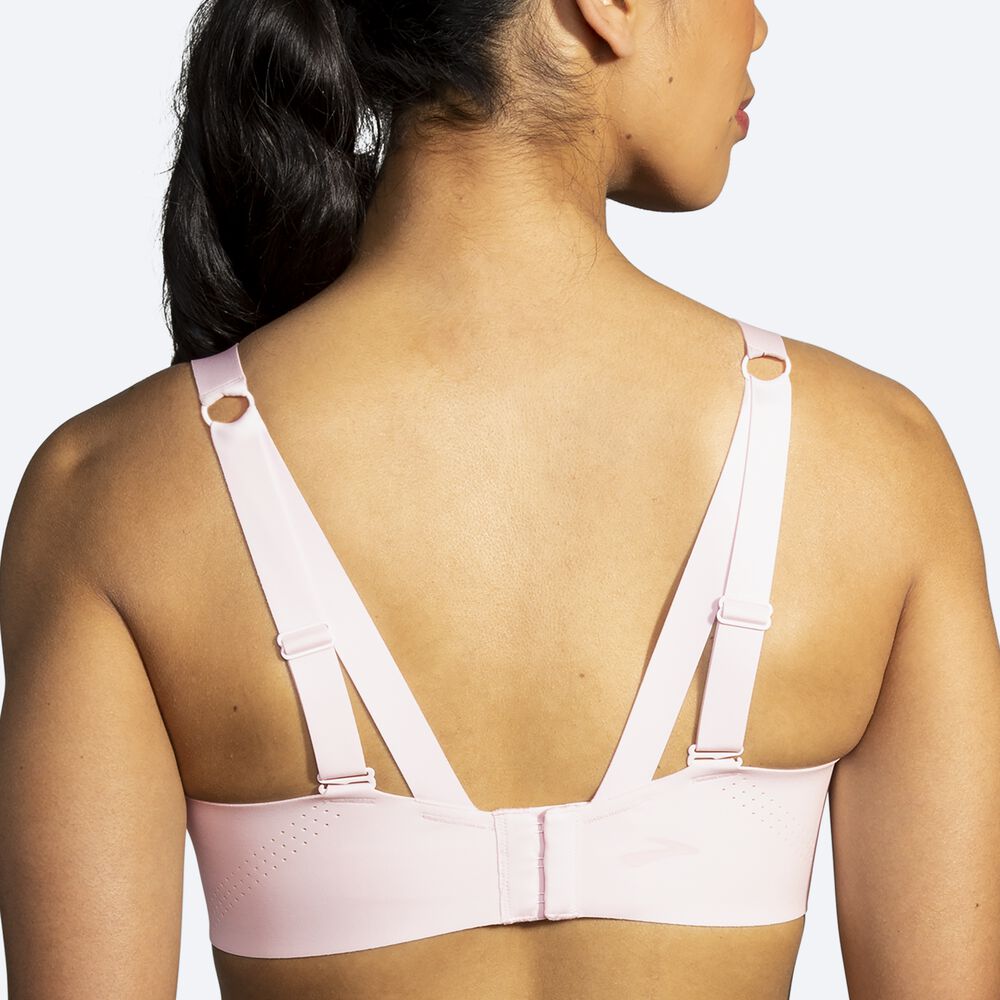 Brooks Dare Underwire Run Bra Sport Bh Dam Rosa | EKU-043819