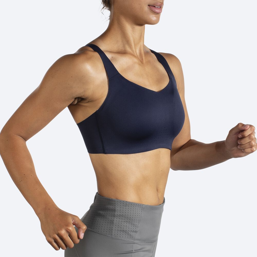 Brooks Dare Underwire Run Bra Sport Bh Dam Marinblå | MAZ-694301