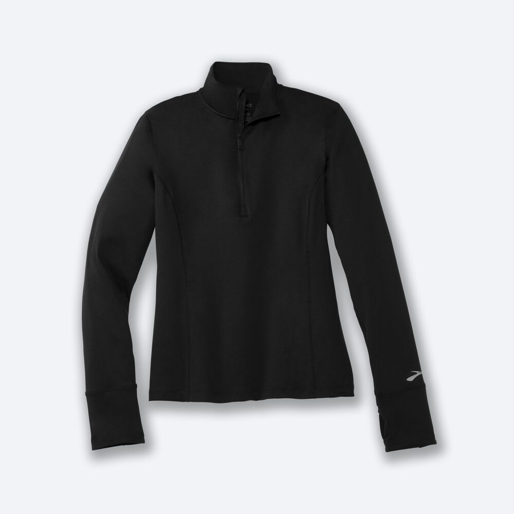 Brooks Dash 1/2 Zip Jacka Dam Blå Grå/Marinblå | DFX-237945