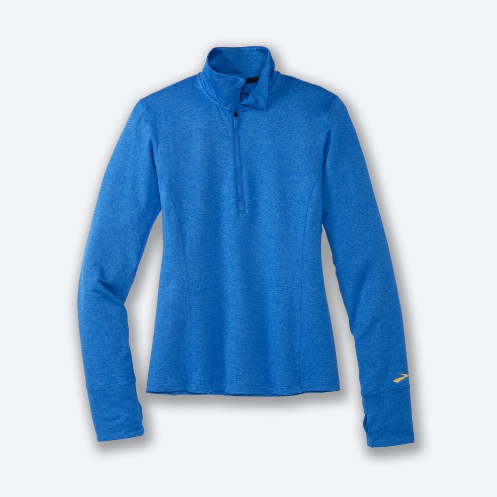 Brooks Dash 1/2 Zip Jacka Dam Blå | LYB-912386