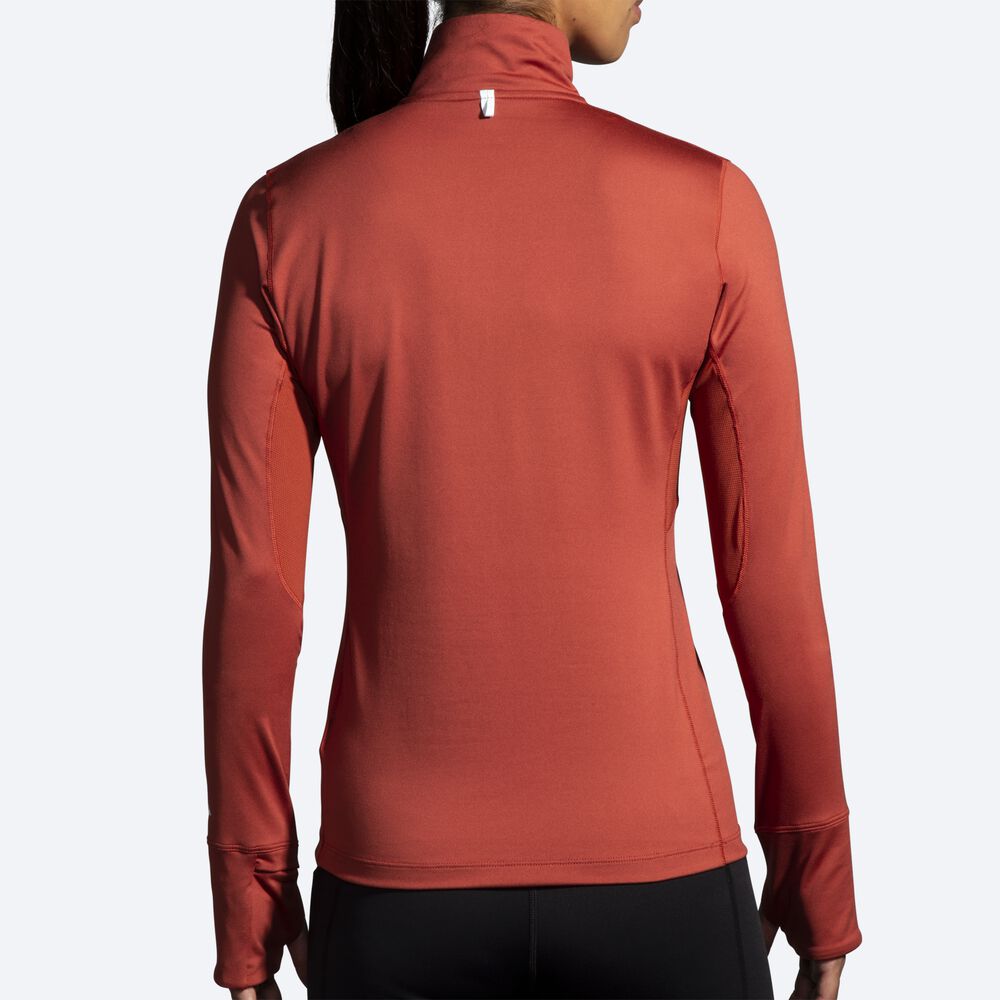 Brooks Dash 1/2 Zip Jacka Dam Koppar | QVB-203967