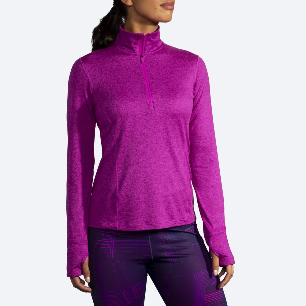 Brooks Dash 1/2 Zip Jacka Dam Rosa | PXO-718905