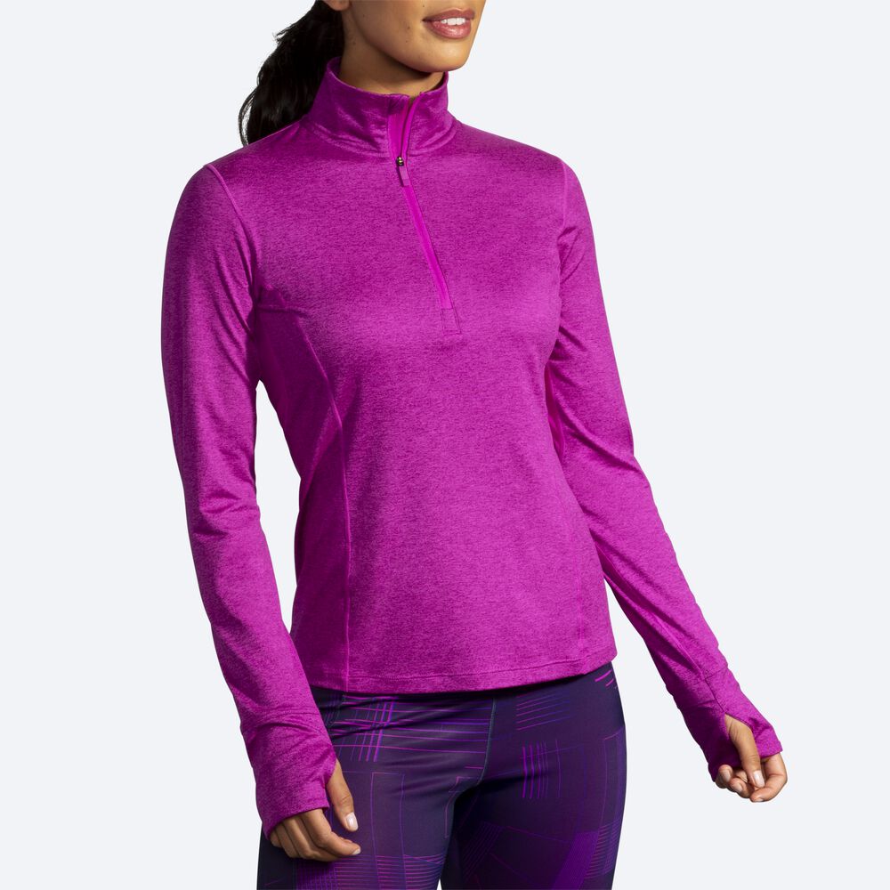 Brooks Dash 1/2 Zip Jacka Dam Rosa | PXO-718905