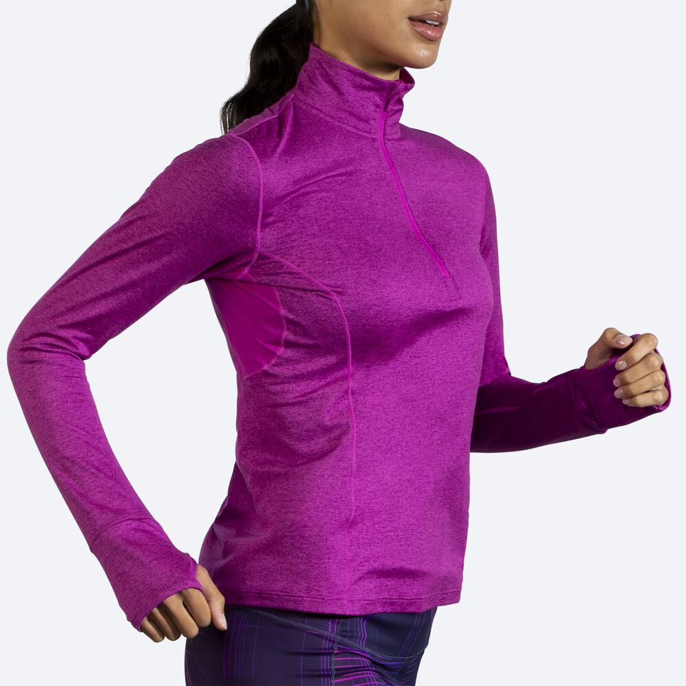 Brooks Dash 1/2 Zip Jacka Dam Rosa | PXO-718905