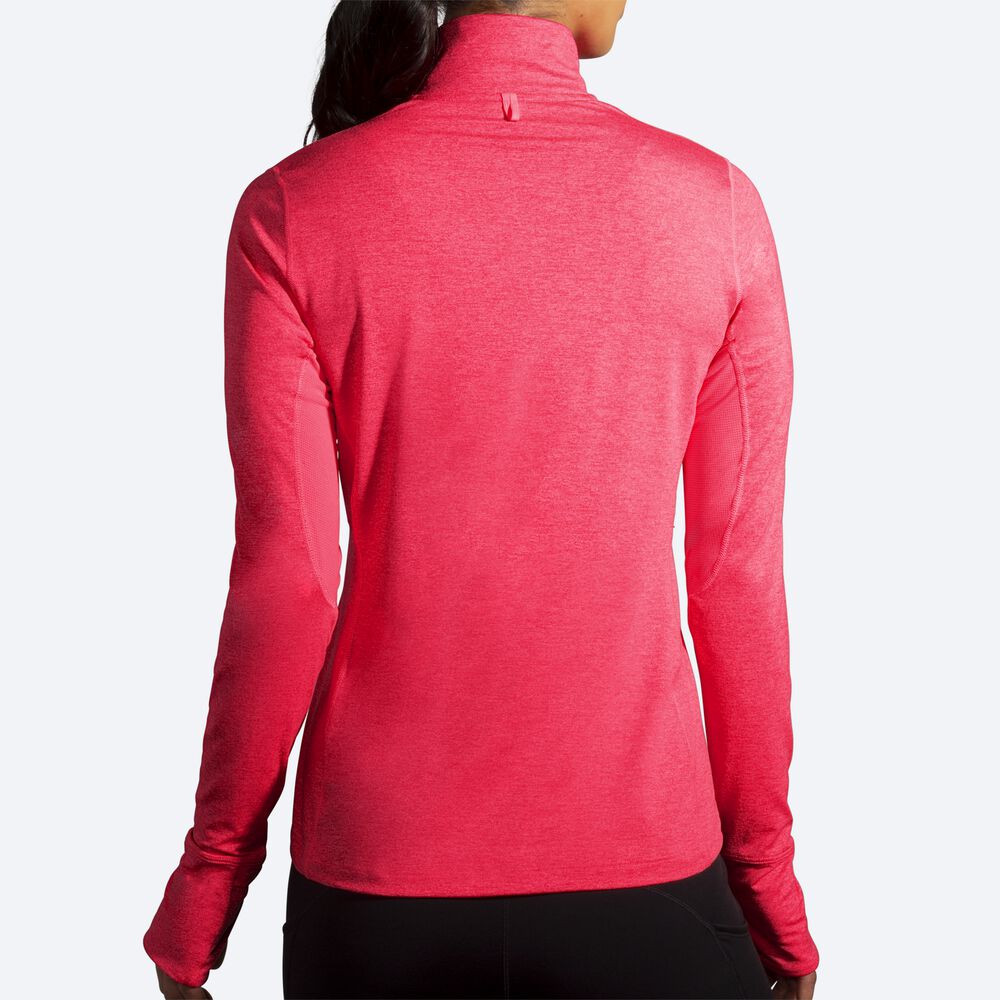 Brooks Dash 1/2 Zip Jacka Dam Rosa | VRQ-023679