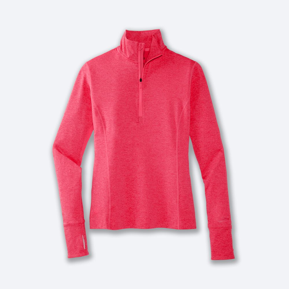 Brooks Dash 1/2 Zip Jacka Dam Rosa | VRQ-023679