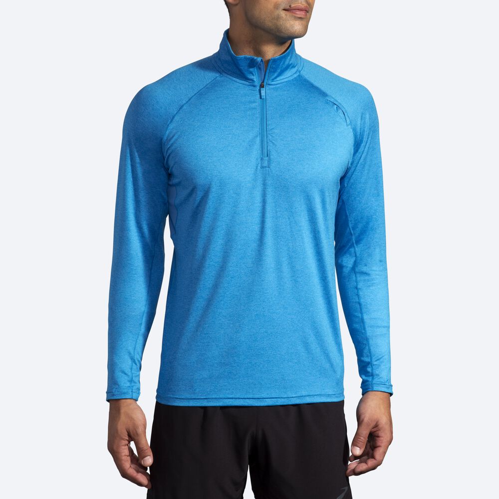 Brooks Dash 1/2 Zip Jacka Herr Blå | ZGT-249173