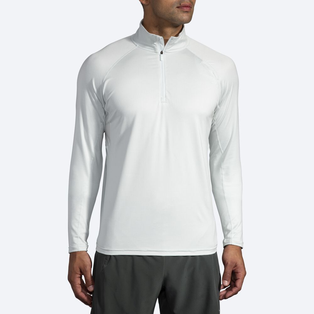 Brooks Dash 1/2 Zip Jacka Herr Grå | TCF-729816