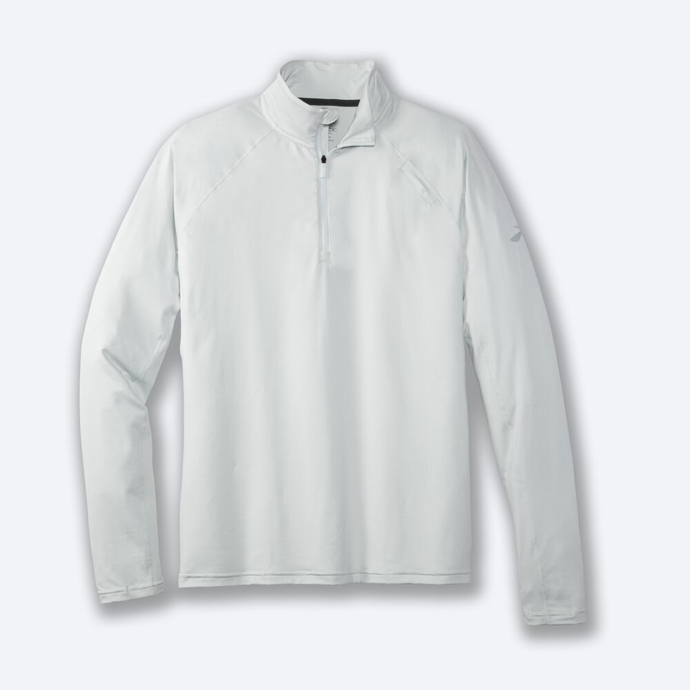 Brooks Dash 1/2 Zip Jacka Herr Grå | TCF-729816