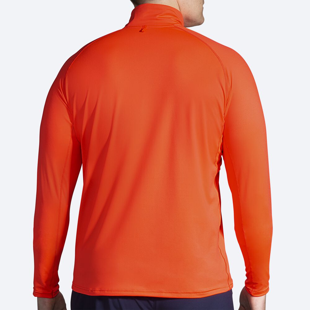 Brooks Dash 1/2 Zip Jacka Herr Orange | REY-849761