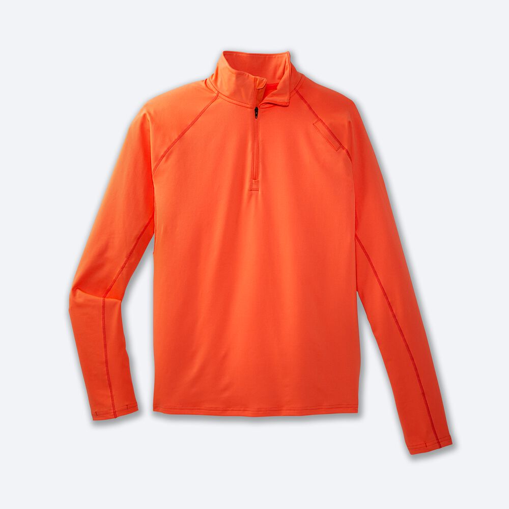 Brooks Dash 1/2 Zip Jacka Herr Orange | REY-849761