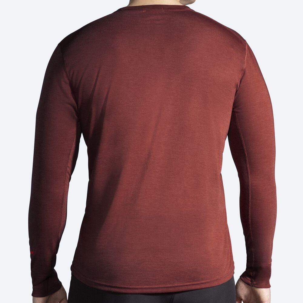 Brooks Distance Long Sleeve T-shirt Herr Koppar | DCZ-374950