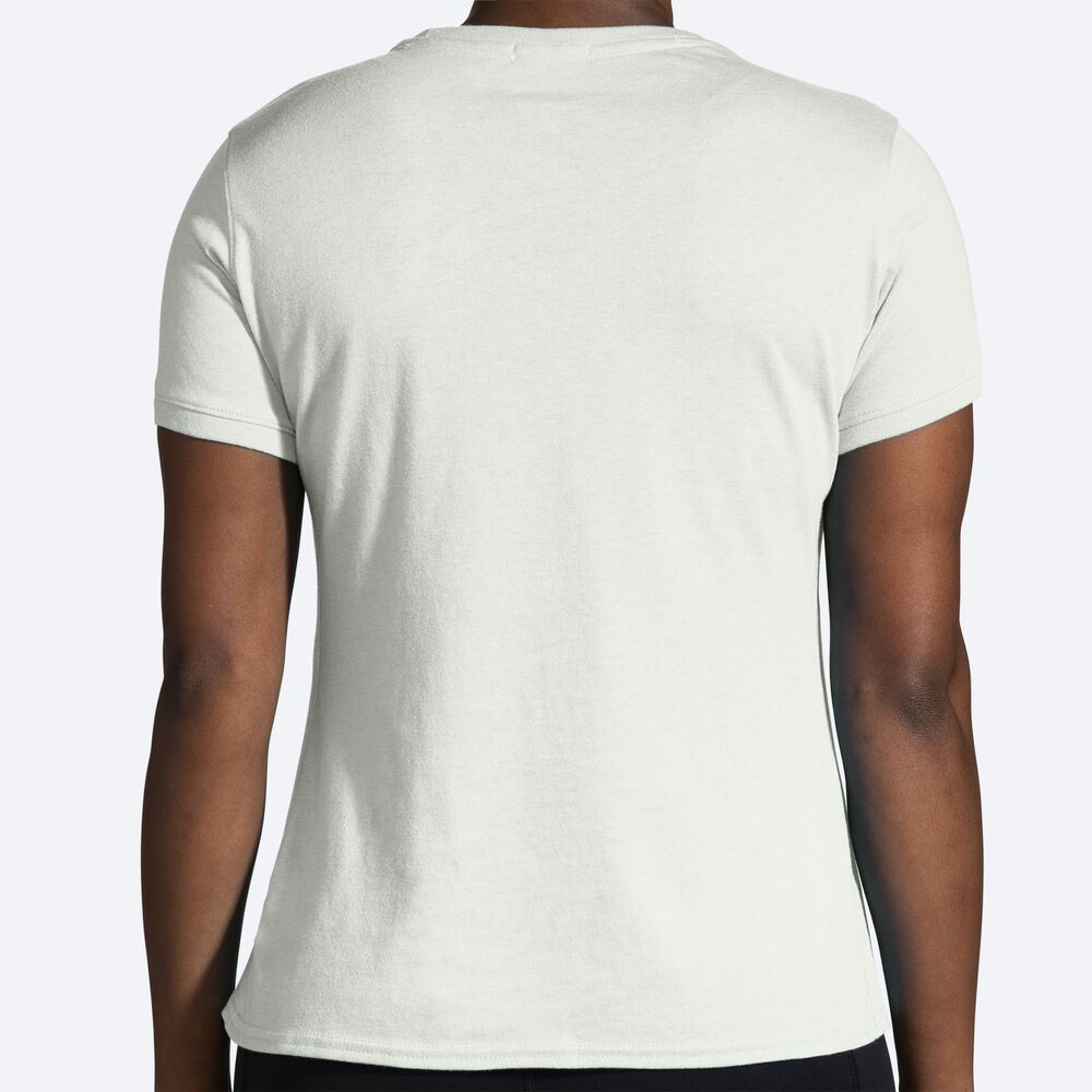 Brooks Distance Short Sleeve 2.0 T-shirt Dam Mintgröna | BUQ-570832