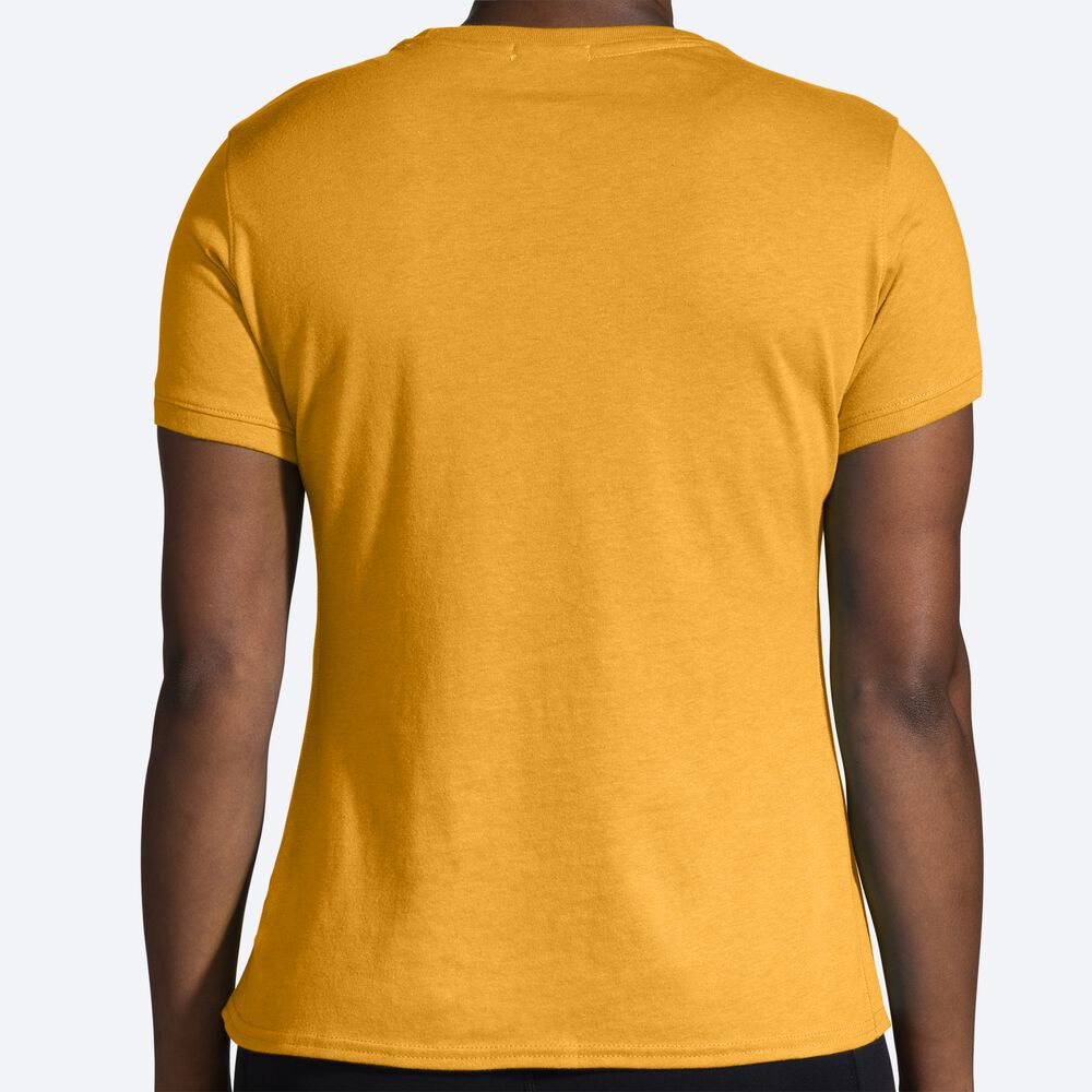 Brooks Distance Short Sleeve 2.0 T-shirt Dam Orange | FHG-037489