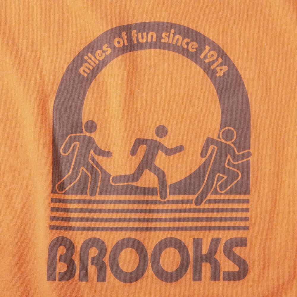 Brooks Distance Short Sleeve 2.0 T-shirt Herr Orange | OUH-653904